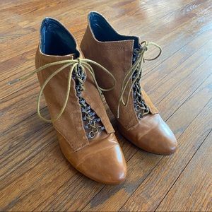 Chelsea Crew Cognac Ankle Booties